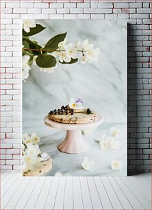 Πίνακας, Delicate Floral Dessert Λεπτό λουλουδάτο επιδόρπιο