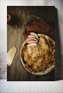 Πίνακας, Delicious Apple Pie Νόστιμη Μηλόπιτα