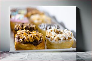 Πίνακας, Delicious Assorted Donuts Νόστιμα διάφορα ντόνατς