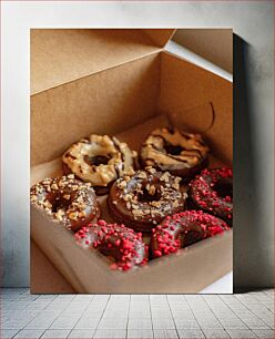 Πίνακας, Delicious Assortment of Donuts Νόστιμη ποικιλία από λουκουμάδες