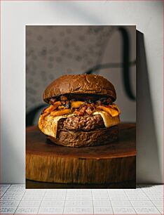 Πίνακας, Delicious Burger Νόστιμο Burger