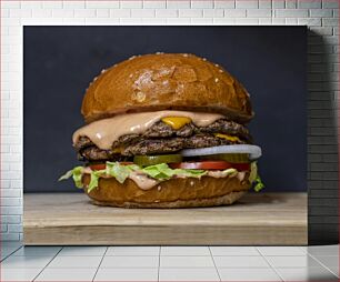 Πίνακας, Delicious Cheeseburger Νόστιμο Cheeseburger