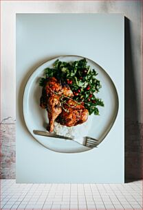 Πίνακας, Delicious Chicken Meal Νόστιμο γεύμα κοτόπουλου
