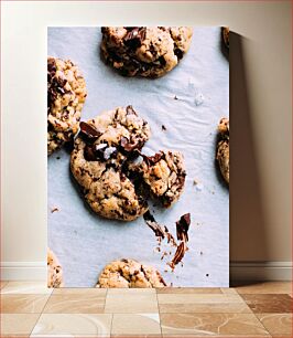 Πίνακας, Delicious Chocolate Chip Cookies Νόστιμα μπισκότα σοκολάτας