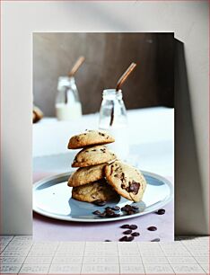 Πίνακας, Delicious Chocolate Chip Cookies Νόστιμα μπισκότα σοκολάτας