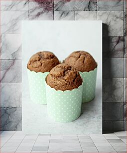 Πίνακας, Delicious Chocolate Muffins Λαχταριστά Muffins σοκολάτας