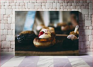 Πίνακας, Delicious Dessert Close-up Νόστιμο επιδόρπιο από κοντά