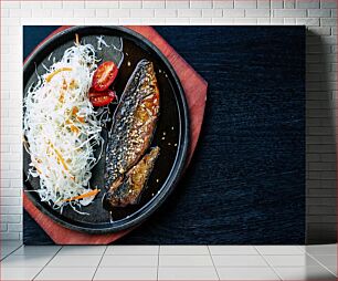 Πίνακας, Delicious Fish Dish Νόστιμο πιάτο με ψάρι