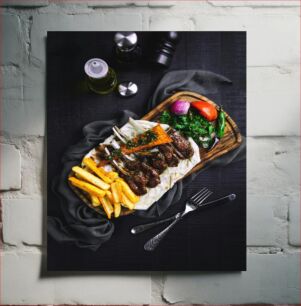 Πίνακας, Delicious Food Platter Νόστιμο πιάτο φαγητού