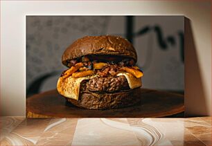 Πίνακας, Delicious Gourmet Burger Νόστιμο Gourmet Burger