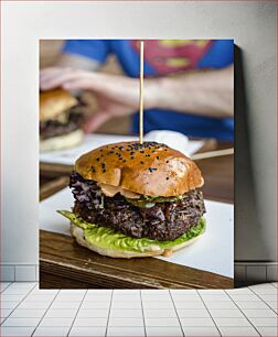 Πίνακας, Delicious Gourmet Burger Νόστιμο Gourmet Burger