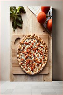 Πίνακας, Delicious Homemade Pizza Νόστιμη Σπιτική Πίτσα