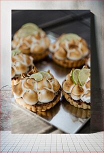 Πίνακας, Delicious Lime Tartlets Νόστιμα Ταρτάκια Lime