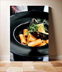 Πίνακας, Delicious Pasta Dish with Seafood Νόστιμο πιάτο ζυμαρικών με θαλασσινά
