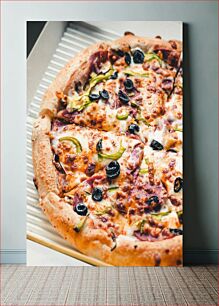 Πίνακας, Delicious Pizza Νόστιμη Πίτσα