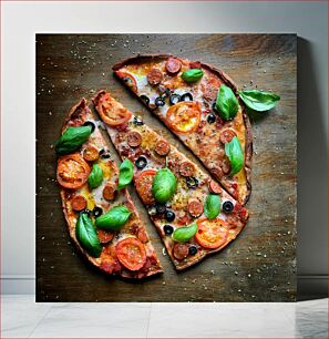 Πίνακας, Delicious Pizza Νόστιμη πίτσα
