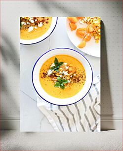 Πίνακας, Delicious Pumpkin Soup Νόστιμη κολοκυθόσουπα