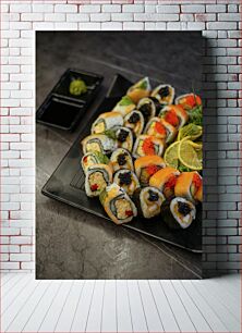 Πίνακας, Delicious Sushi Platter Νόστιμη πιατέλα σούσι