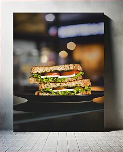 Πίνακας, Delicious Veggie Sandwich Νόστιμο σάντουιτς λαχανικών