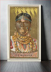 Πίνακας, Demerara, from the Types of All Nations series (N24) for Allen & Ginter Cigarettes