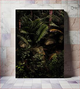 Πίνακας, Dense Jungle Foliage Πυκνό φύλλωμα ζούγκλας