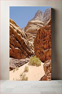 Πίνακας, Desert Canyon Landscape Τοπίο Φαράγγι της Ερήμου