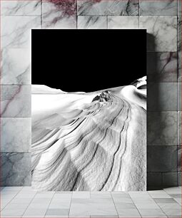 Πίνακας, Desert Dunes in Black and White Αμμόλοφοι της Ερήμου σε ασπρόμαυρο