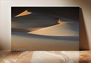 Πίνακας, Desert Dunes in Light and Shadow Αμμόλοφοι της ερήμου στο φως και τη σκιά