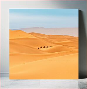 Πίνακας, Desert Journey with Camels Ταξίδι στην έρημο με καμήλες