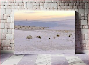 Πίνακας, Desert Landscape at Sunset Τοπίο της ερήμου στο ηλιοβασίλεμα