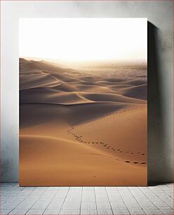 Πίνακας, Desert Landscape at Sunset Τοπίο της ερήμου στο ηλιοβασίλεμα