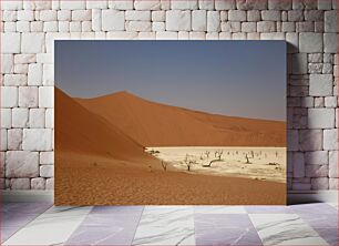 Πίνακας, Desert Landscape with Dead Trees Έρημο τοπίο με νεκρά δέντρα