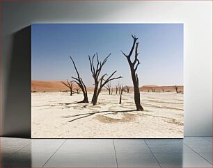 Πίνακας, Desert Landscape with Dead Trees Έρημο τοπίο με νεκρά δέντρα