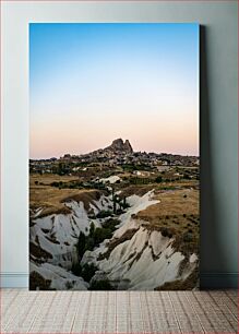 Πίνακας, Desert Landscape with Distant Hills Έρημο τοπίο με μακρινούς λόφους