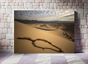 Πίνακας, Desert Landscape with Driftwood Έρημο Τοπίο με Driftwood