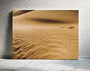 Πίνακας, Desert Landscape with Footprints Έρημο Τοπίο με ίχνη