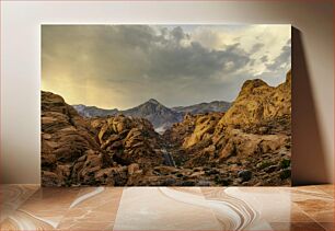 Πίνακας, Desert Mountain Landscape Ορεινό τοπίο της ερήμου