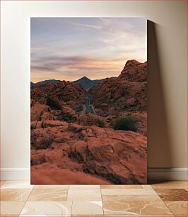 Πίνακας, Desert Road at Sunset Desert Road στο ηλιοβασίλεμα