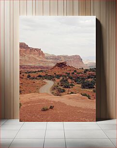 Πίνακας, Desert Road Through Rocky Landscape Desert Road Through Rocky Landscape