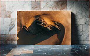 Πίνακας, Desert Rock Formation from Above Σχηματισμός βράχου της ερήμου από ψηλά