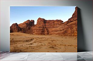 Πίνακας, Desert Rock Formations at Sunset Σχηματισμοί βράχων της ερήμου στο ηλιοβασίλεμα