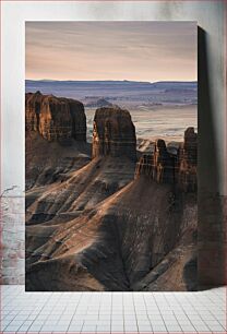 Πίνακας, Desert Rock Formations at Sunset Σχηματισμοί βράχων της ερήμου στο ηλιοβασίλεμα