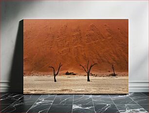 Πίνακας, Deserted Trees in the Sand Dunes Έρημα δέντρα στους αμμόλοφους