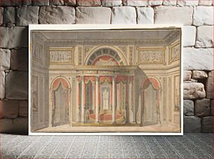 Πίνακας, Design for a Bedroom, School of Charles Percier