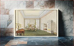 Πίνακας, Design for a Bourgeois Biedermeier Interior by R. Haes