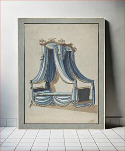 Πίνακας, Design for a Canopy Bed by Anonymous, French, 18th century