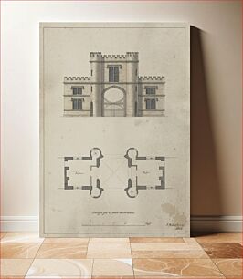 Πίνακας, Design for a Castellated Entrance