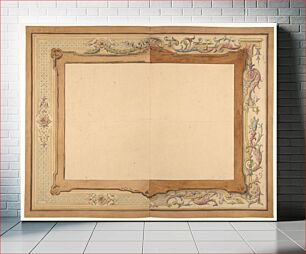 Πίνακας, Design for a ceiling by Jules Edmond Charles Lachaise and Eugène Pierre Gourdet