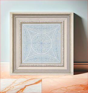 Πίνακας, Design for a ceiling paianted in filagree patterns by Jules Lachaise and Eugène Pierre Gourdet