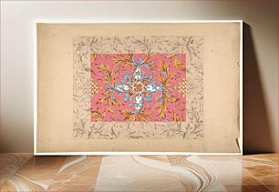 Πίνακας, Design for a ceiling with floral design by Jules-Edmond-Charles Lachaise and Eugène-Pierre Gourdet